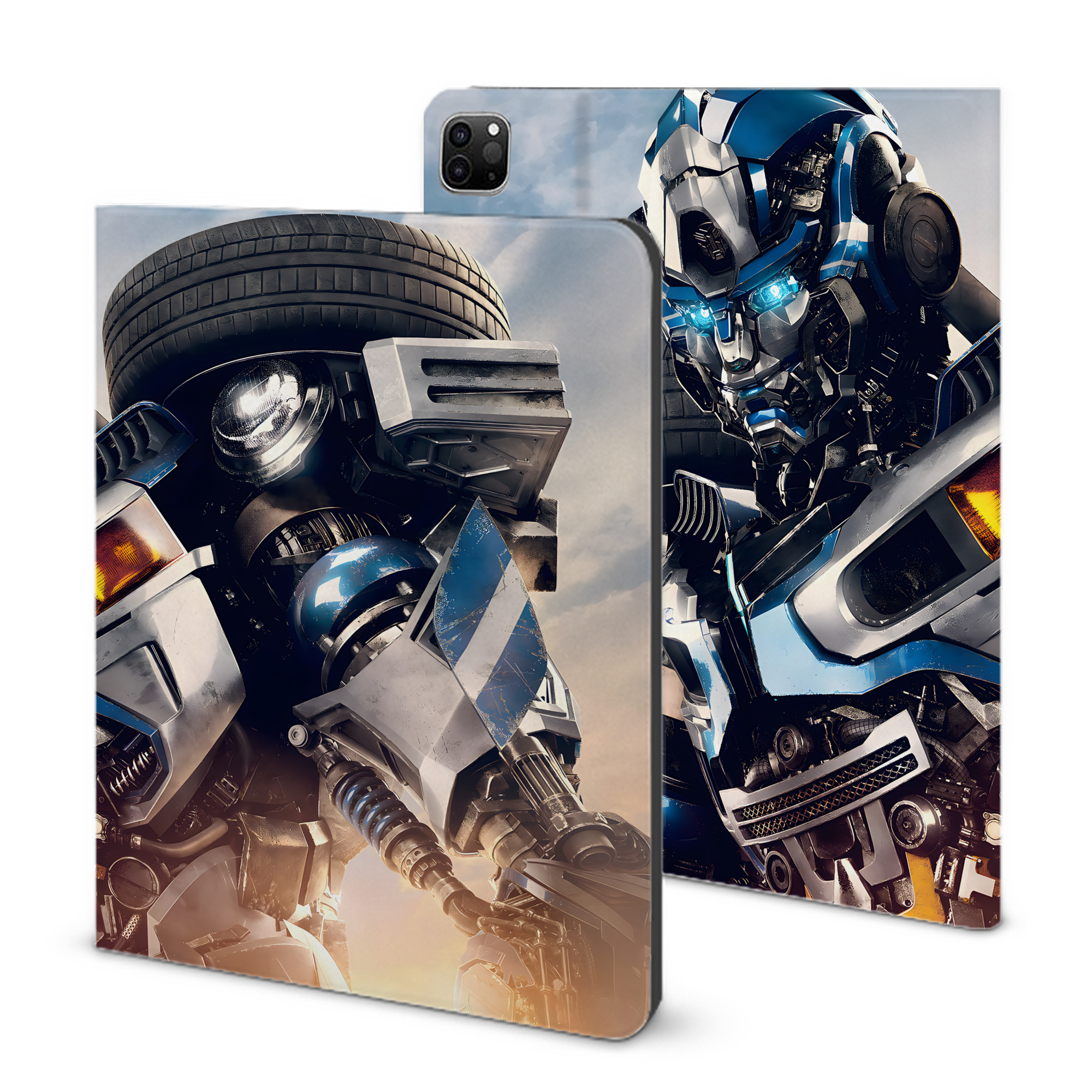 （画像用） Transformers トランスフォーマー IPad ケース ブック型 PUレザー TPU 耐衝撃 軽量 薄型 ペン収納なし 全面保護 IPad 各モデル対応